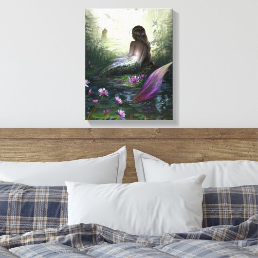 Little Mermaid Leinwand (Insitu (Schlafzimmer))