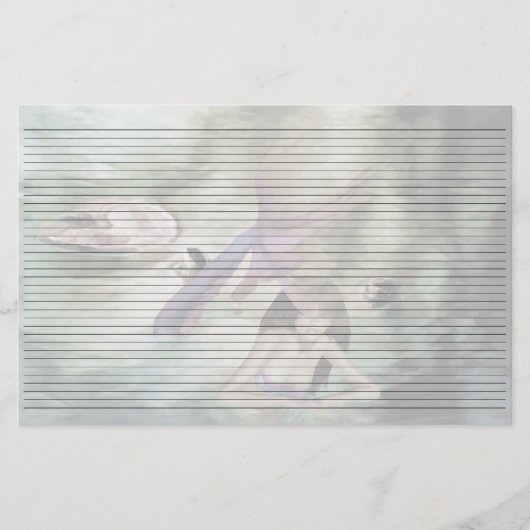 Little Mermaid Lined Stationery Briefpapier (Vorderseite)