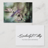 Little Mermaid Mini Print Visitenkarte (Vorne/Hinten)
