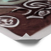 Little Mermaid niedliches blaues Kleid Mädchen Ges Poster (Ecke)