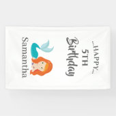 Little MERMAID PARTY Theme Banner (Horizontal)
