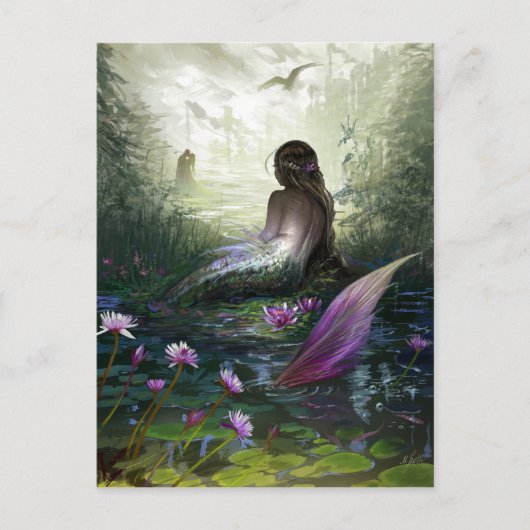 Little Mermaid Postcard Postkarte (Vorderseite)