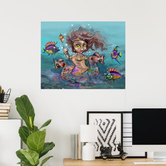 Little Mermaid Poster (Heimbüro)