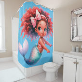 "Little Mermaid Princess" Duschvorhang (Beispiel)
