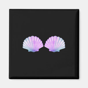 Little Mermaid Seashell Bra Kostüm Halloween Matc Magnet