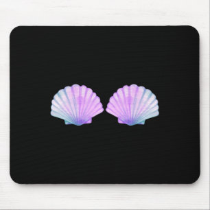 Little Mermaid Seashell Bra Kostüm Halloween Matc Mousepad