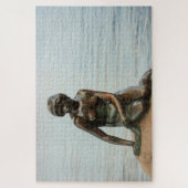Little mermaid statue in Copenhagen, Denmark Puzzle (Vertikal)