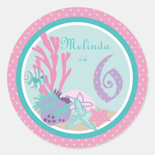 Little Mermaid Sticker 6 (Vorderseite)