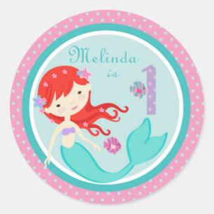 Little Mermaid Sticker Auburn 1B