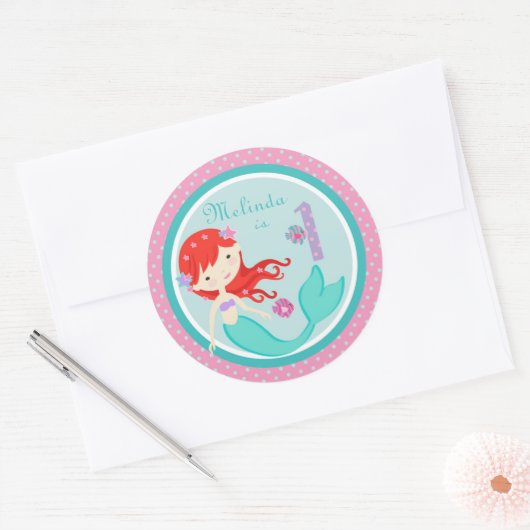Little Mermaid Sticker Auburn 1B (Umschlag)
