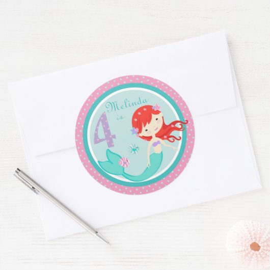 Little Mermaid Sticker Auburn 4 (Umschlag)