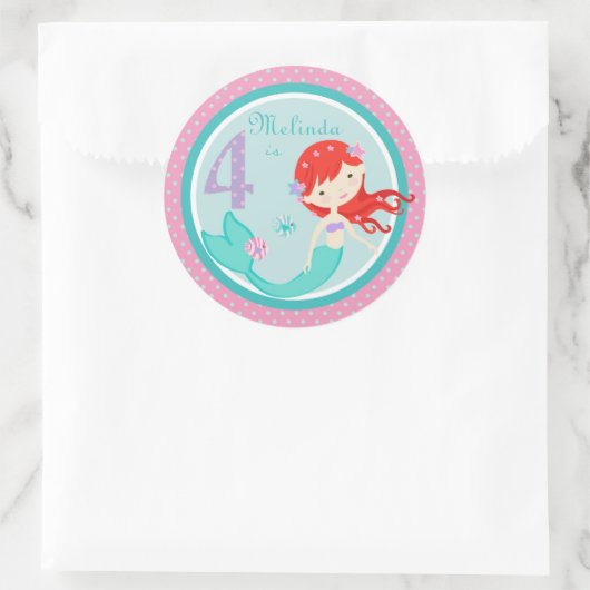 Little Mermaid Sticker Auburn 4 (Tasche)