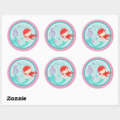 Little Mermaid Sticker Auburn 5 (Blatt)