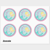 Little Mermaid Sticker Blonde 2 (Blatt)