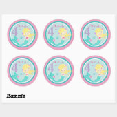 Little Mermaid Sticker Blonde 4 (Blatt)