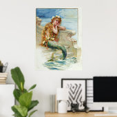 Little Mermaid von Hans Christlich Andersen Poster (Heimbüro)