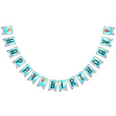 Little Mermaids Happy Birthday Banner (Alle)