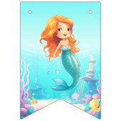 Little Mermaids Happy Birthday Banner (Erste Fahne)
