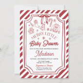 Little Merry Baby Shower Invitation Einladung (Vorderseite)