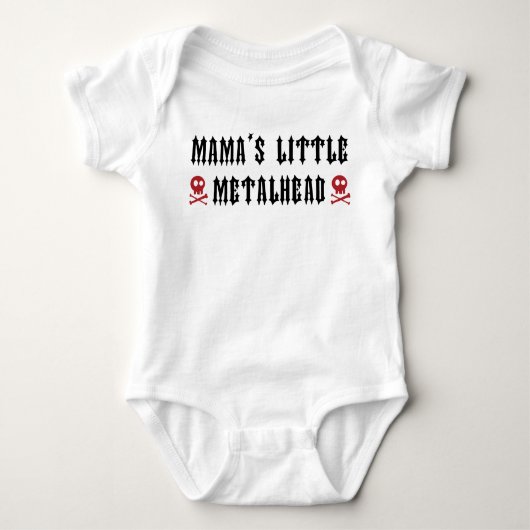 Little Metalhead Mutter Baby Strampler (Vorderseite)