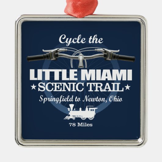 Little Miami Landschaftlich Trail (H2) Ornament Aus Metall (Vorne)