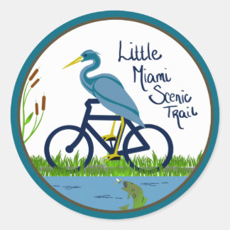 Little Miami Landschaftlich Trail Heron Sticker