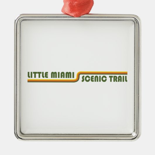 Little Miami Landschaftlich Trail Ohio Ornament Aus Metall (Vorne)