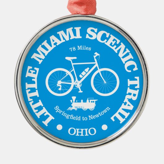 Little Miami Landschaftlich Trail (Radfahren) Ornament Aus Metall (Vorne)