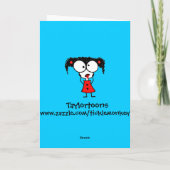 Little Midge Greeting Card Karte (Rückseite)