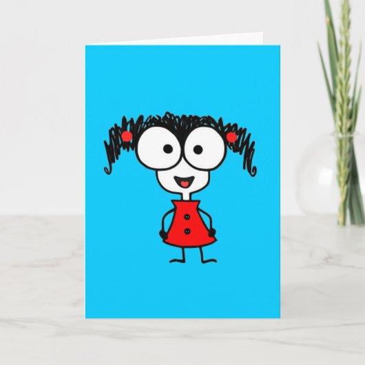Little Midge Greeting Card Karte (Vorderseite)