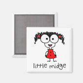 Little Midge Magnet (Vorderseite/Rückseite)