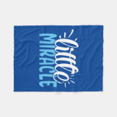 Little Miracle Baby Blanket Fleecedecke (Vorderseite (Horizontal))