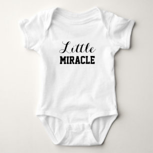 Little Miracle Baby Jersey Bodysuit Strampler