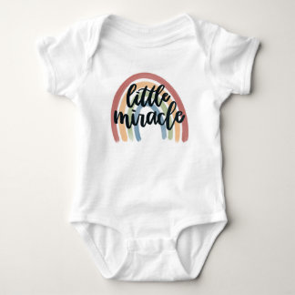Little Miracle Rainbow Baby Bodysuit Strampler
