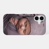 Little Miracles – Personalized Baby Photo Phone Ca iPhone 16 Hülle (Rückseite (Horizontal))