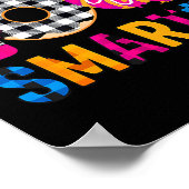 Little Miss 100 Days Smarter Celebration 100 Days  Poster (Ecke)