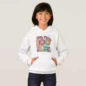 Little Miss 100 Days Smarter  Hoodie (Vorne ganz)