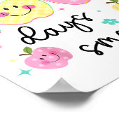 Little Miss 100 Days Smarter Kids Girls 100th Day  Poster (Ecke)