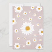 Little Miss 1. Geburtstag Foto Einladung (Rückseite)