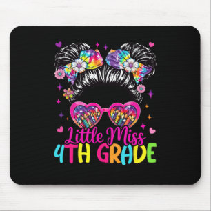 Little Miss 4. Klasse Unordentlicher Dutt Erster S Mousepad