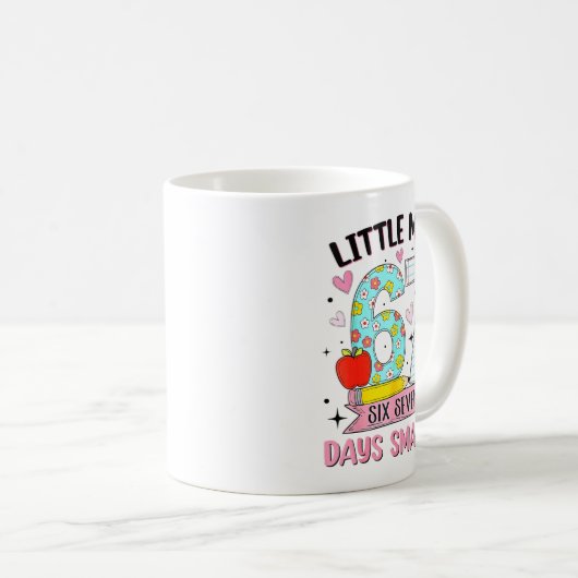 Little Miss 67 Days Smarter Coquette Bow 67th Day Kaffeetasse (VorderseiteRechts)