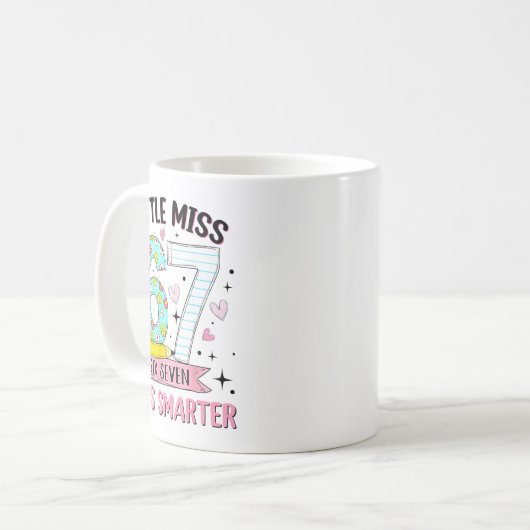 Little Miss 67 Days Smarter Coquette Bow 67th Day Kaffeetasse (Vorderseite Links)