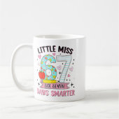Little Miss 67 Days Smarter Coquette Bow 67th Day Kaffeetasse (Links)