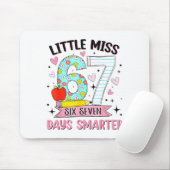 Little Miss 67 Days Smarter Coquette Bow 67th Day Mousepad (Mit Mouse)