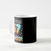 Little Miss 67 Days Smarter Kids Girls 67th Day Of Kaffeetasse (Vorderseite Links)