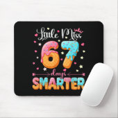 Little Miss 67 Days Smarter Kids Girls 67th Day Of Mousepad (Mit Mouse)