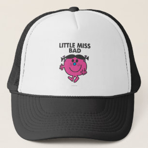 Little Miss Bad Bereit für Aktion Truckerkappe
