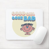 Little Miss Bad | Gutes Mädchen wird schlecht Mousepad (Mit Mouse)
