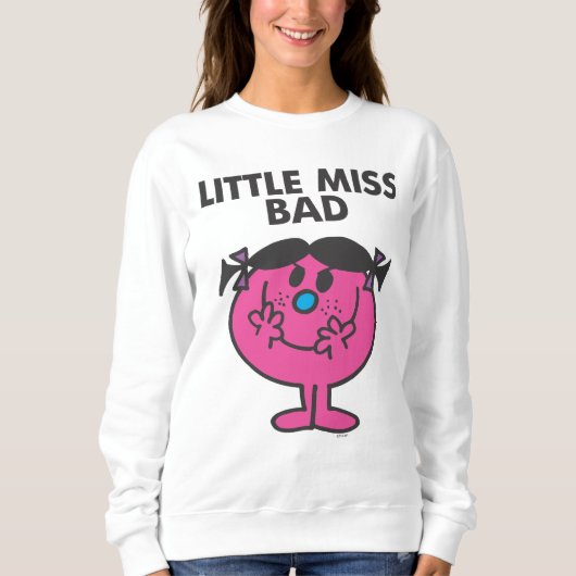 Little Miss Bad | Lächeln Sweatshirt (Vorderseite)