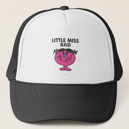 Little Miss Bad | Lächeln Truckerkappe (Vorderseite)